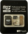 Memory Micro SD HC - 16.GB - USB Card Reader 